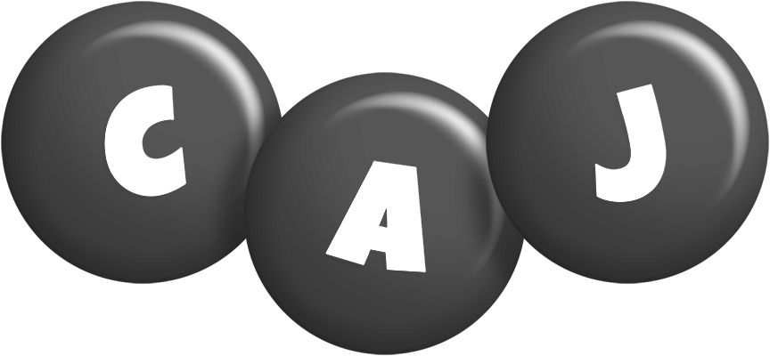 Caj candy-black logo