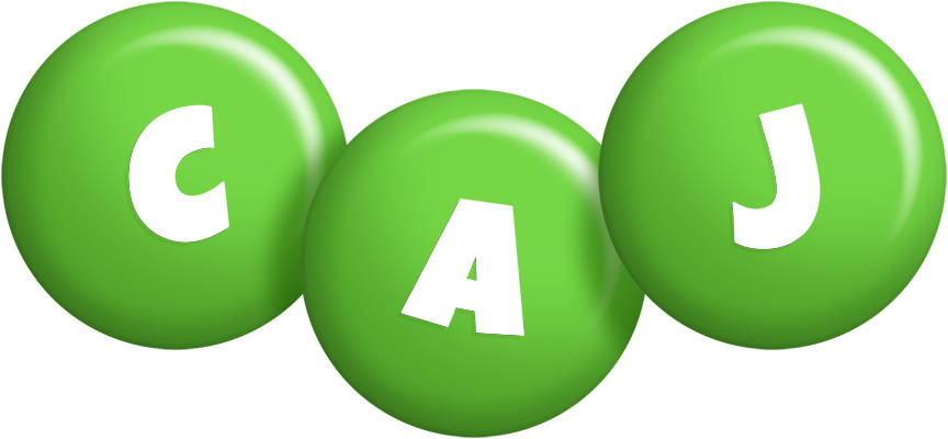 Caj candy-green logo