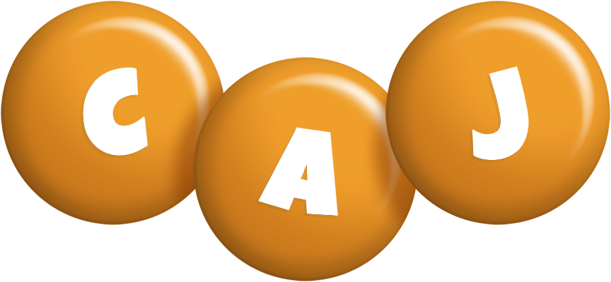 Caj candy-orange logo