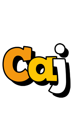 Caj cartoon logo