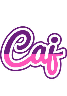 Caj cheerful logo