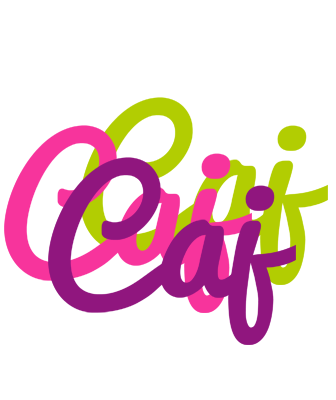 Caj flowers logo