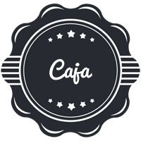 Caja badge logo