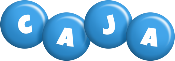 Caja candy-blue logo