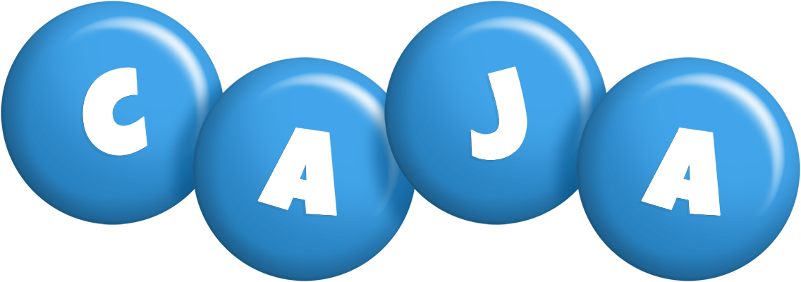 Caja candy-blue logo
