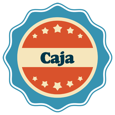 Caja labels logo