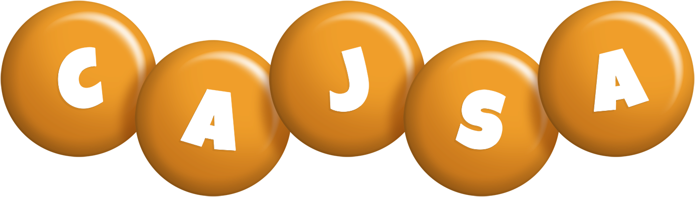 Cajsa candy-orange logo