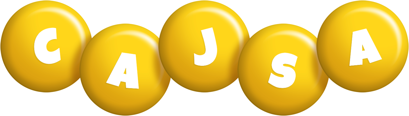 Cajsa candy-yellow logo