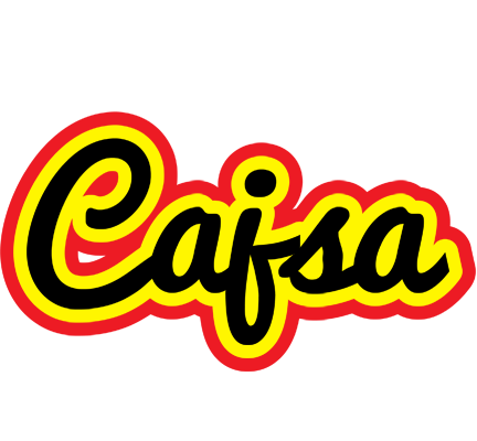 Cajsa flaming logo