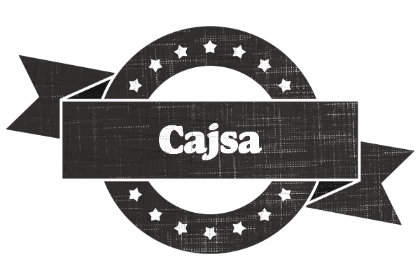 Cajsa grunge logo