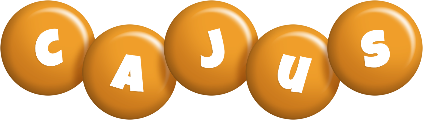 Cajus candy-orange logo