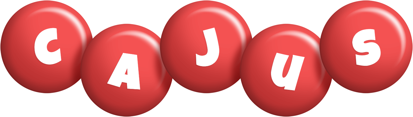 Cajus candy-red logo