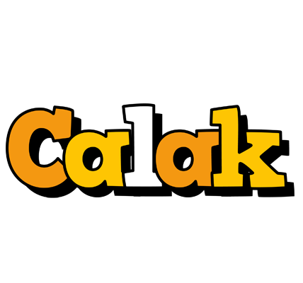 Calak cartoon logo