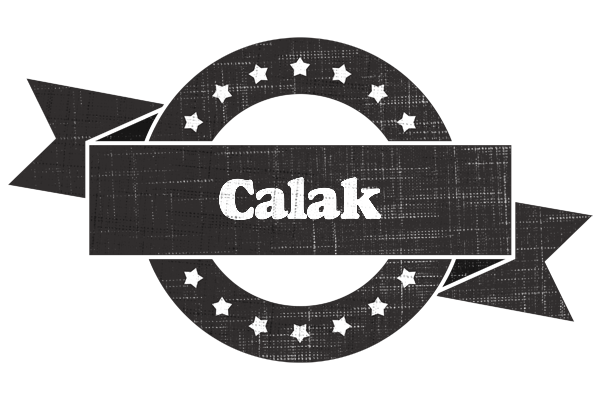 Calak grunge logo