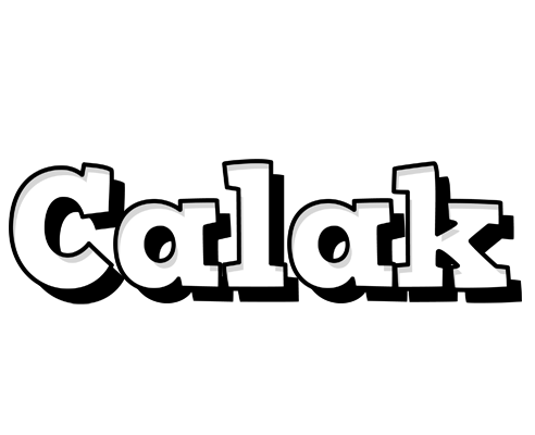 Calak snowing logo