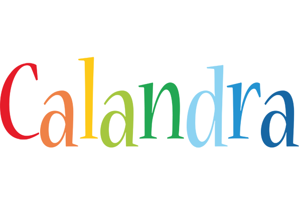 Calandra birthday logo