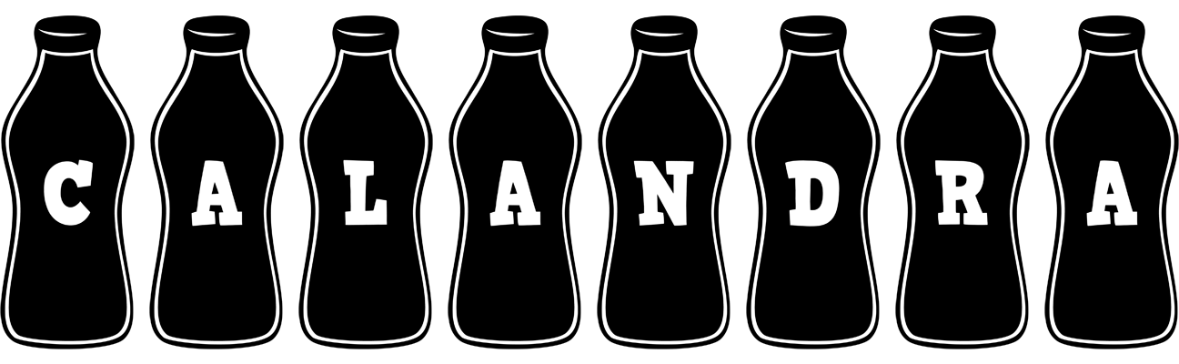 Calandra bottle logo