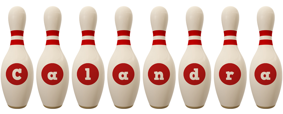 Calandra bowling-pin logo