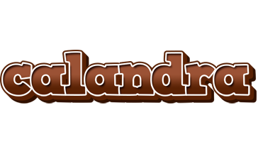 Calandra brownie logo