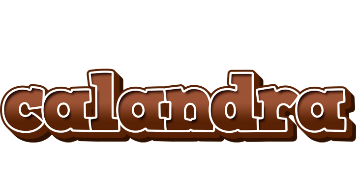 Calandra brownie logo