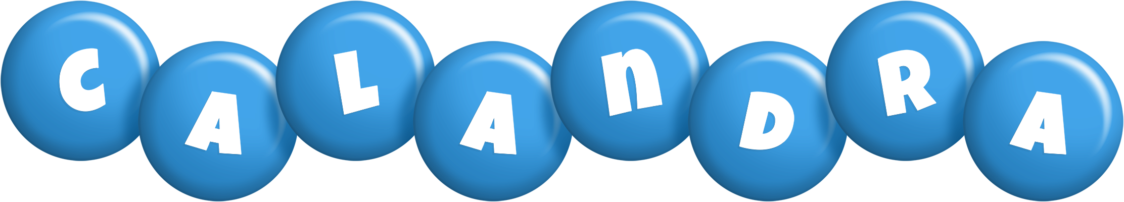 Calandra candy-blue logo