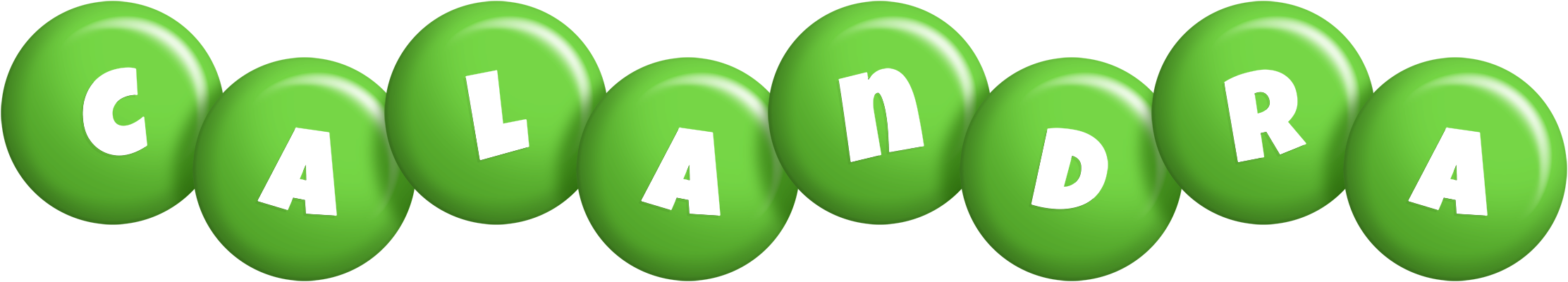 Calandra candy-green logo