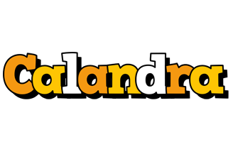 Calandra cartoon logo