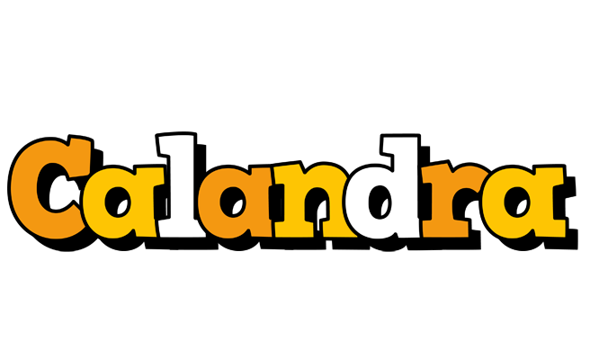 Calandra cartoon logo