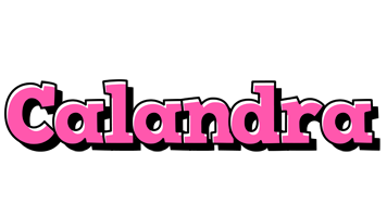 Calandra girlish logo