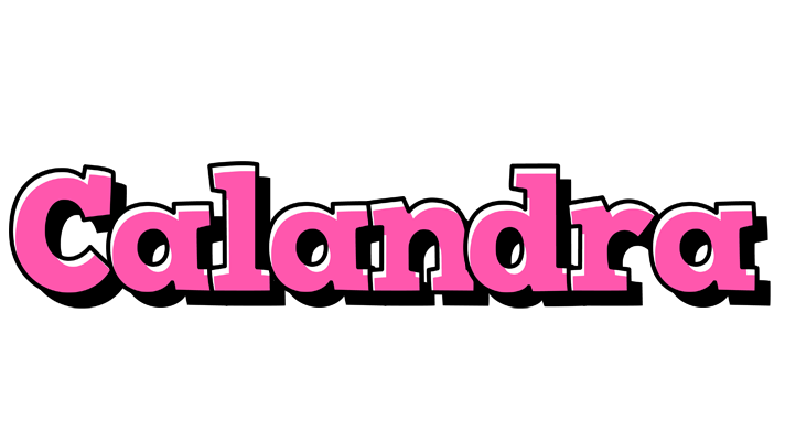 Calandra girlish logo