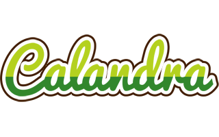 Calandra golfing logo