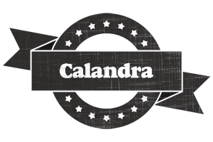 Calandra grunge logo