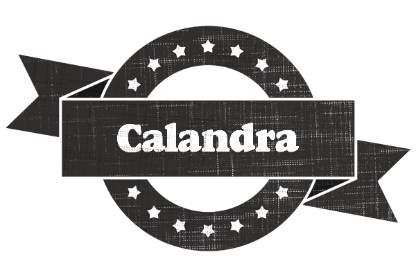 Calandra grunge logo
