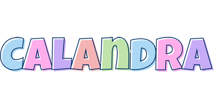 Calandra pastel logo