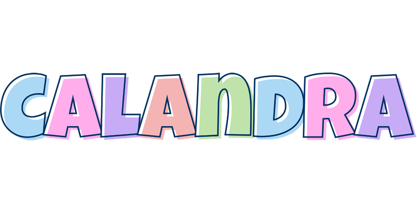 Calandra pastel logo