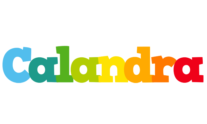 Calandra rainbows logo