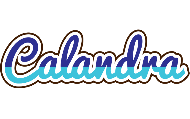 Calandra raining logo