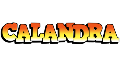 Calandra sunset logo