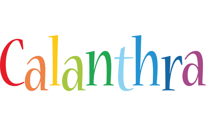 Calanthra birthday logo