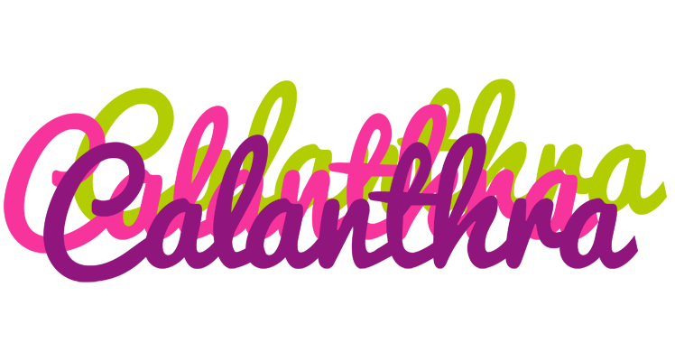 Calanthra flowers logo