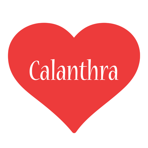Calanthra love logo