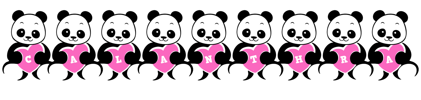Calanthra love-panda logo