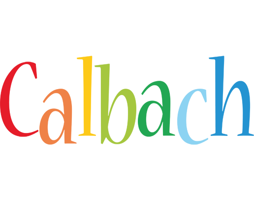 Calbach birthday logo