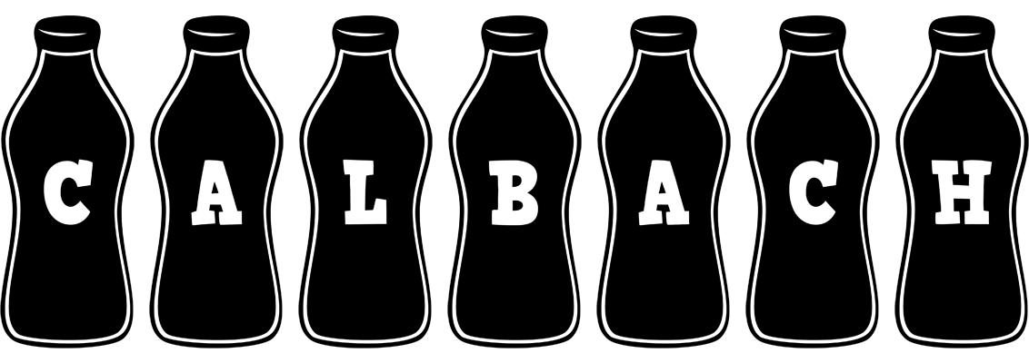 Calbach bottle logo