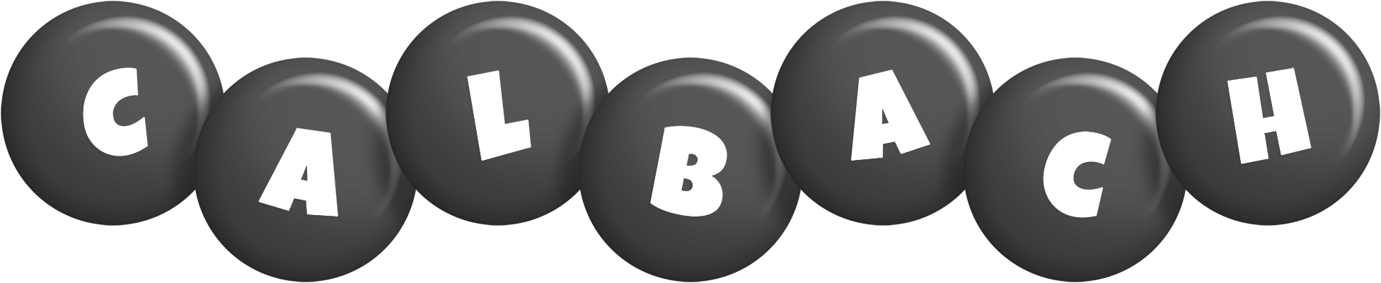 Calbach candy-black logo