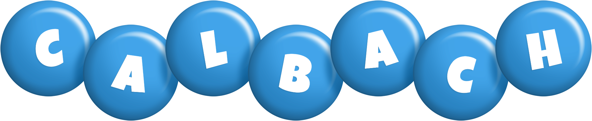 Calbach candy-blue logo