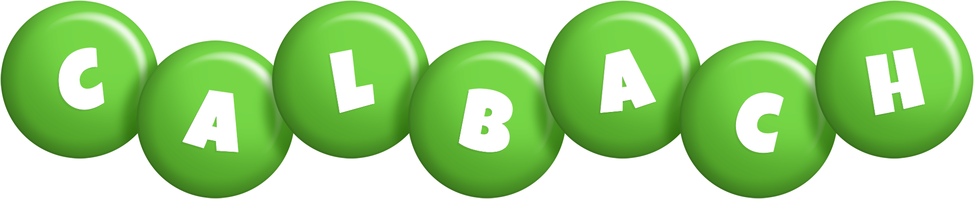 Calbach candy-green logo