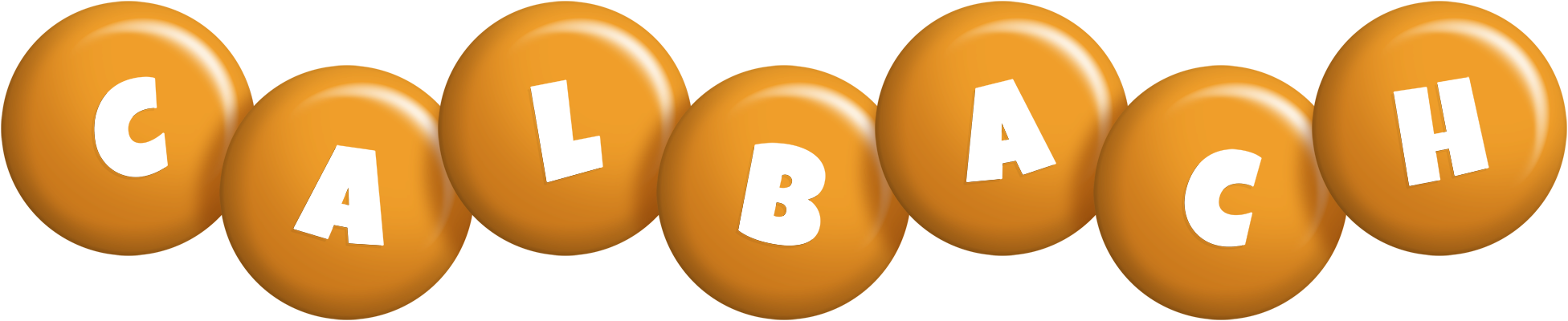 Calbach candy-orange logo