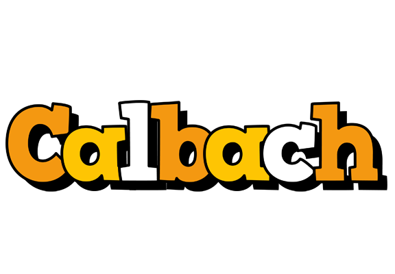 Calbach cartoon logo