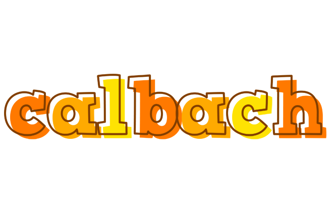 Calbach desert logo